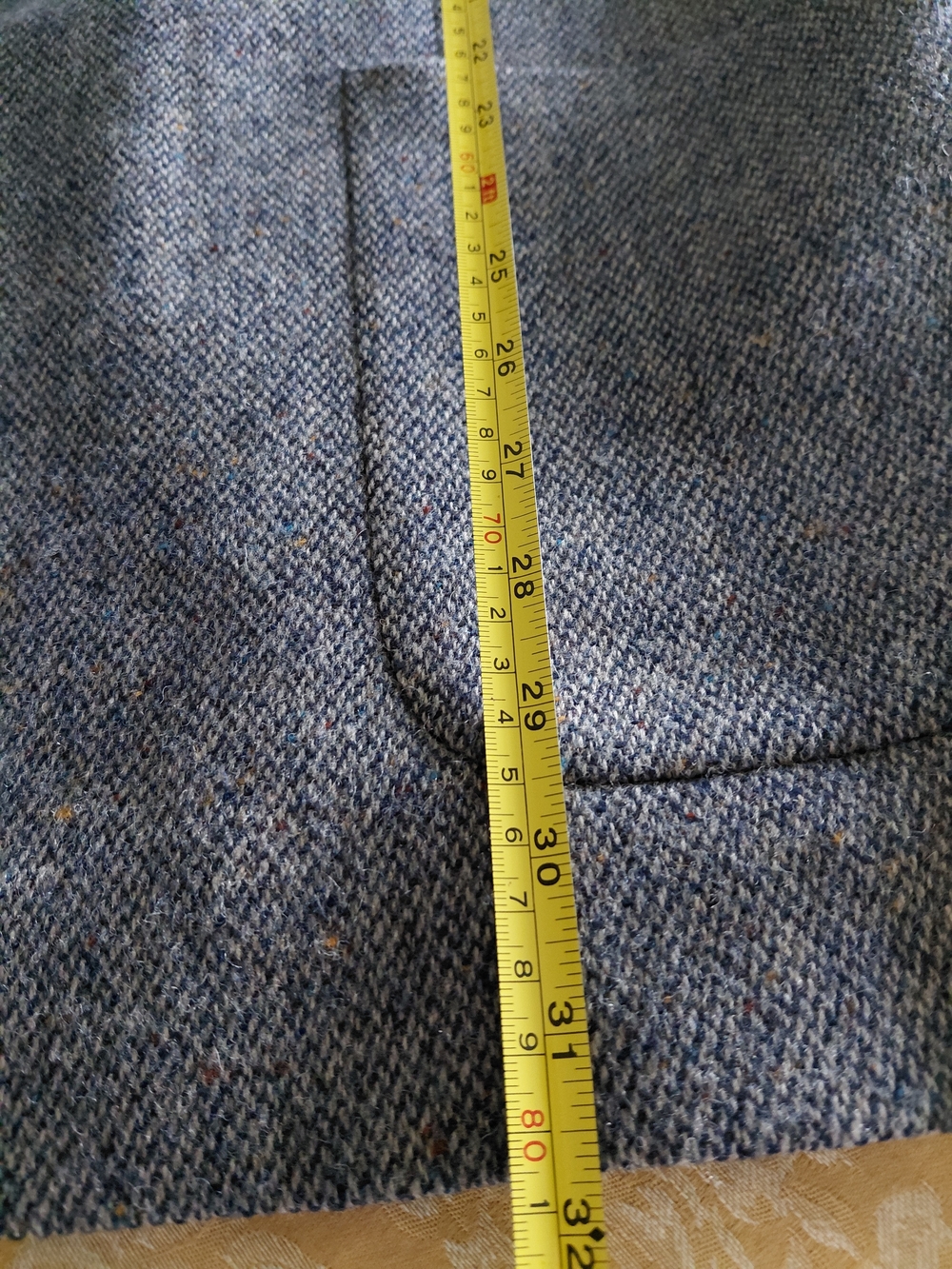 Stewart County 100% Pure Wool Sport Coat Blazer Elbow Patches 46L USA - Picture 14 of 15